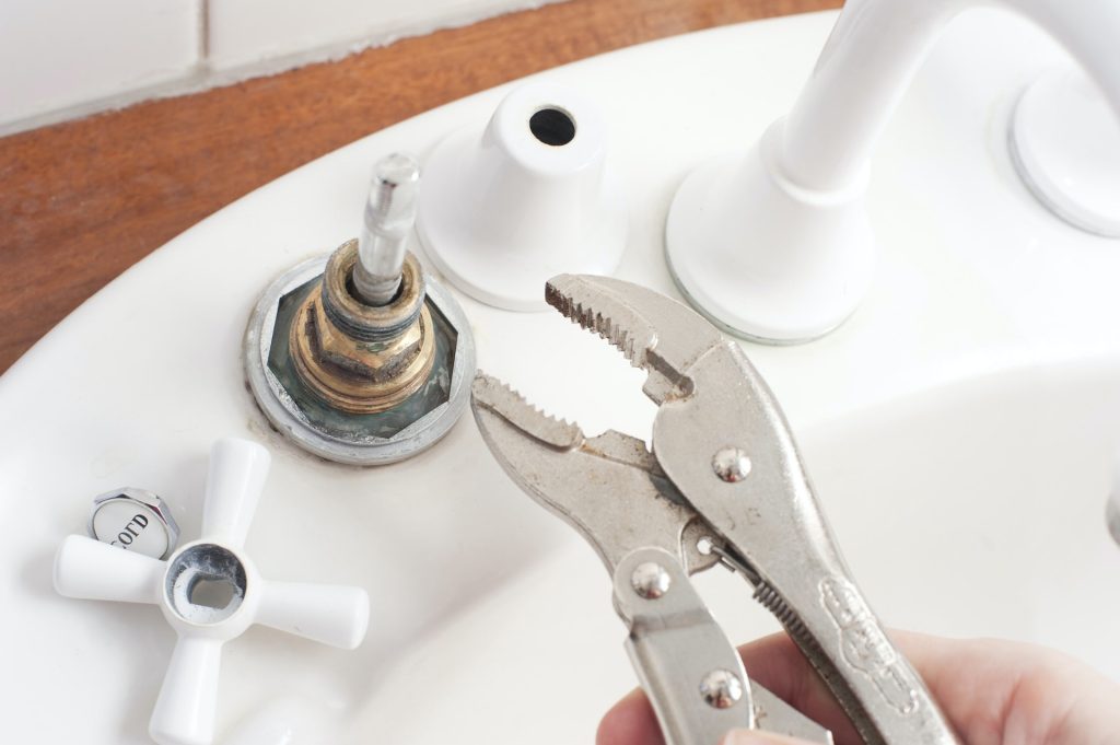fixing a faucet