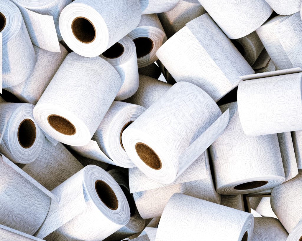rolls of tissue